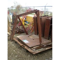 PALLET CONSISTING OF MISC FLAT STEEL