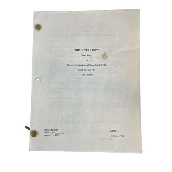 The Outer Limits (1995-2002) - "Lost Songs" Script
