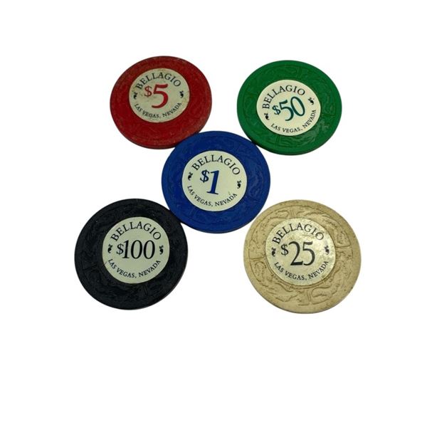 Ocean's Eleven (2001) - Collection of 5 Casino Chips