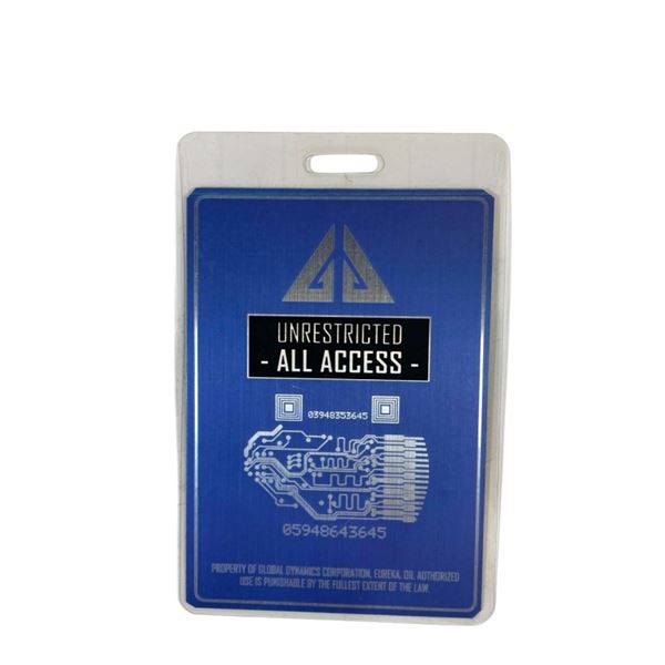 Eureka (2006-2012) - Global Dynamics Blue Unrestricted All Access Security Badge