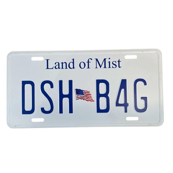 Arrow TV Series (2012-2020) - DSHB4G "Douchebag" License Plate