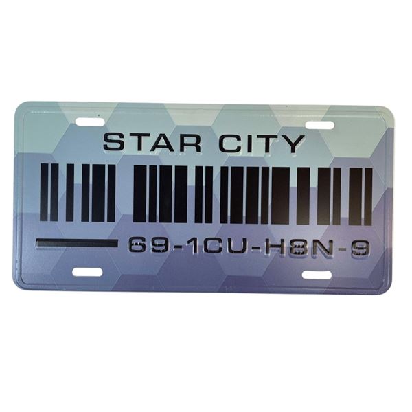 The Flash (2014-2023) - Future Star City License Plate
