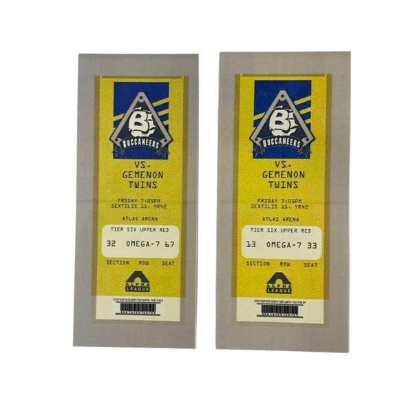 Caprica (2009-2010) - Prop Pyramid Tickets