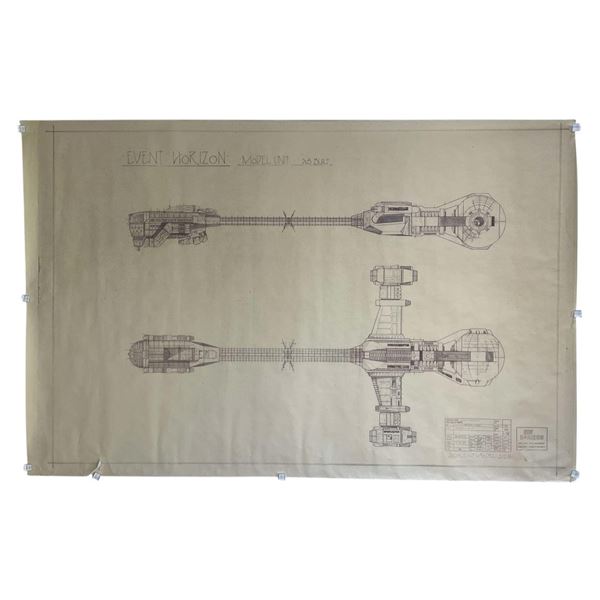 Event Horizon (1997) - Production Ship Model Blueprint