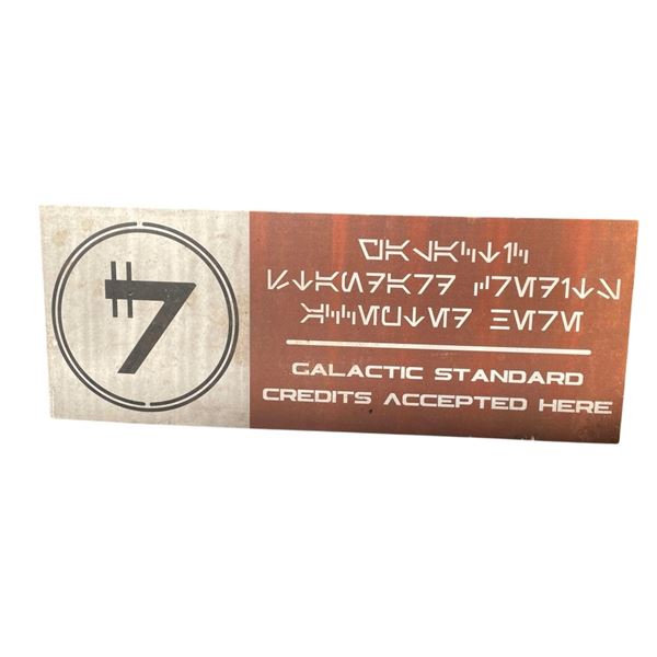 Battlestar Galactica (2004 - 2009) - Galactic Credits Sign