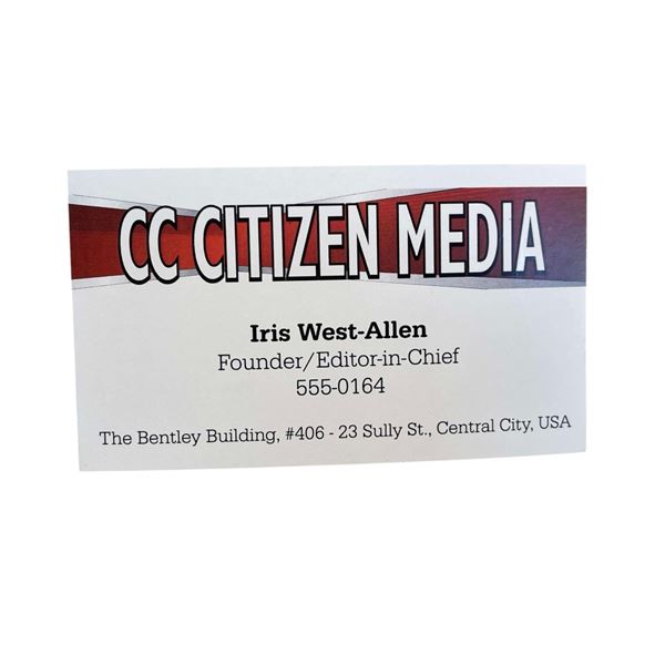 The Flash (2014–2023) - Iris (Candice Patton) Business Card