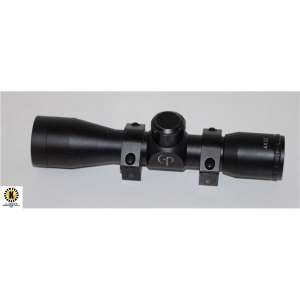 CENTER POINT 4X32 RIFLE SCOPE