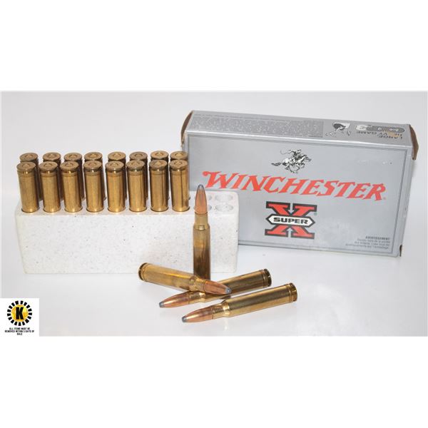 BOX OF 20 WINCHESTER SUPER X 338 WIN MAG