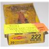 Image 2 : 20 ROUNDS 222 REM MAG GEVELOT