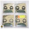 Image 1 : 1-2-3-4 NEW WEAVE 1" TOP MOUNT SCOPE RINGS