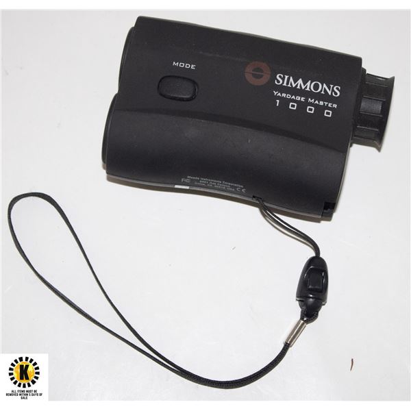SIMMONS 1000 YARD RANGE FINDER