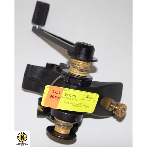 EXCALIBER CROSS BOW MECHANICAL COCKER DEVICE