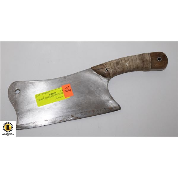 HEAVY STAINLESS STEEL CLEAVER