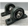 Image 1 : (2) NTN #UC318-307 Pillow Block Ball Bearings