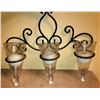 Image 5 : Table & Iron Candle Holders A