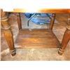 Image 4 : Wood End Table,  A