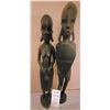 Image 1 : Native teak statues A