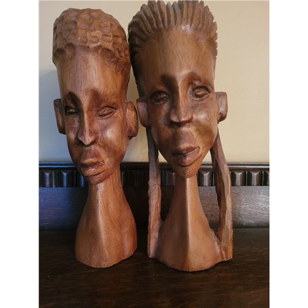 Wood statues A