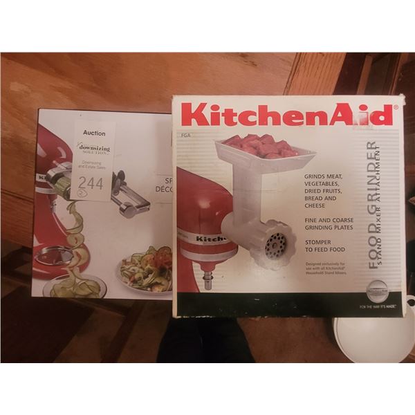 KitchenAid peeler, grinder A