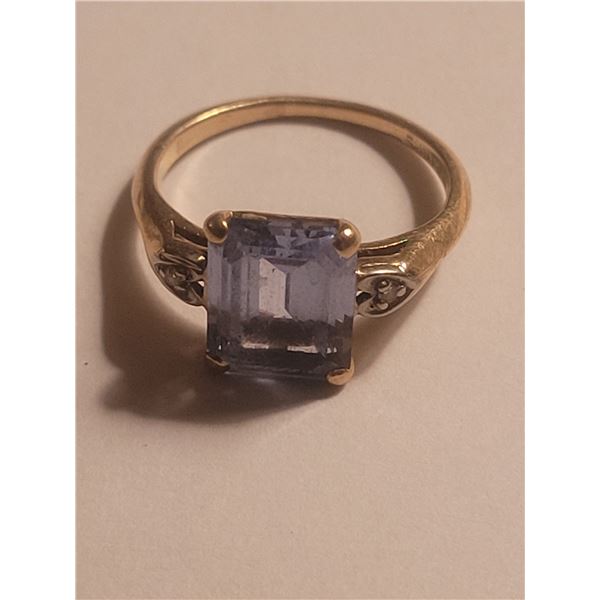 10K Gold chain, ring A