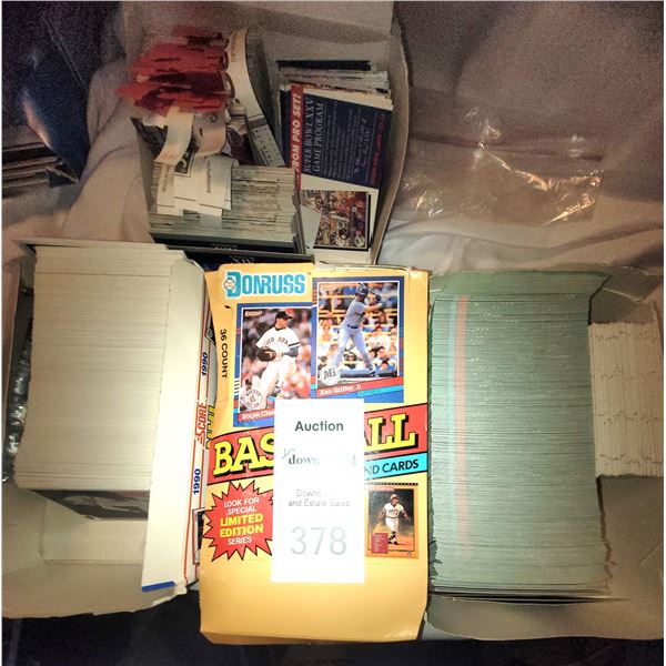 1990, 91 Baseball Trading Cards A