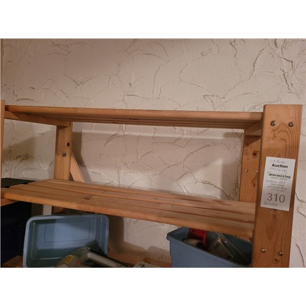 Pine Shelving & CD Rack C