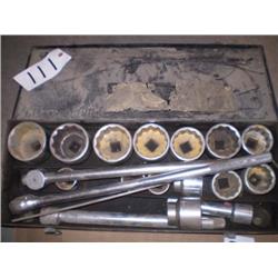 PITTSBURG 1in. DRIVE SAE SOCKET SET