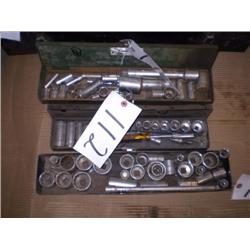 QUANTITY (3) SAE ASSORTED SOCKET SETS