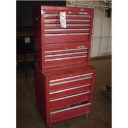 CRAFTSMAN 15 DRAWER TOOL CHEST W/CONTENTS