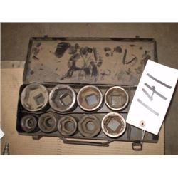 PITTSBURG 1in. DRIVE IMPACT SOCKET SET