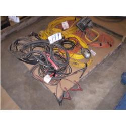 QUANTITY OF JUMPER CABLES & EXTENSION CORDS