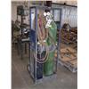 Image 1 : OXYGEN/ACETYLENE TORCH SET W/BOTTLE CART
