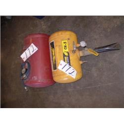 QUANTITY (2) PORTABLE AIR TANKS