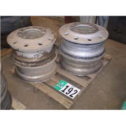 QUANTITY (4) ALUMINUM BUDD WHEELS