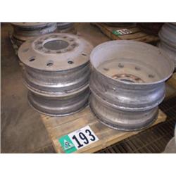 QUANTITY (4) ALUMINUM BUDD WHEELS
