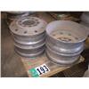 Image 1 : QUANTITY (4) ALUMINUM BUDD WHEELS