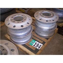 QUANTITY (4) ALUMINUM BUDD WHEELS