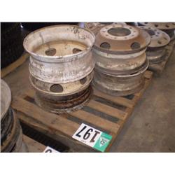 QUANTITY (4) STEEL BUDD WHEELS