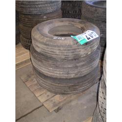 QUANTITY (2) USED 10.00R15, & (1) 9R17.5HG TIRES