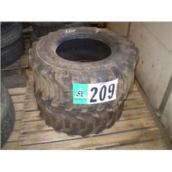 QUANTITY (2) USED 12-16.5 NHS TIRES