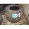 Image 1 : QUANTITY (2) USED 12-16.5 NHS TIRES