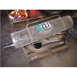 QUANTITY OF CHROME EXHAUST PIPES