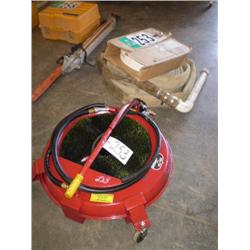 OIL DRAIN PAN & FIRE HOSES