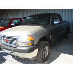 GMC SIERRA 2500 HD SLT 4WD QUADCAB PICKUP, s/n 1GTHK29152E226948: