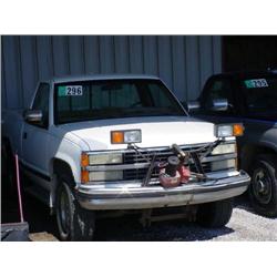 CHEVROLET SILVERADO 1500 4WD PICKUP, s/n 1GCOK14K3MZ126397: