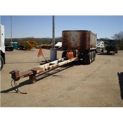 DUNHAM 17CU.YD. TRI AXLE STEEL END DUMP PUP TRAILER, s/n 5810-17PQT: