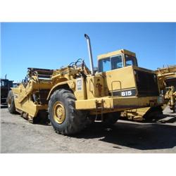 CATERPILLAR 615 ELEVATING MOTOR SCRAPER, s/n 46Z00849: