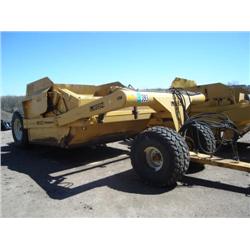 LEON RAM ENTERPRISES 1250 HYDRAULIC PULL TYPE EJECTOR SCRAPER, s/n 129904: