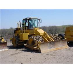 CATERPILLAR 815F PADFOOT COMPACTOR, s/n BKL00738: