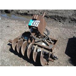 LOWE K-10-39 HYDRAULIC AUGER ATTACHMENT, s/n 5-4523: